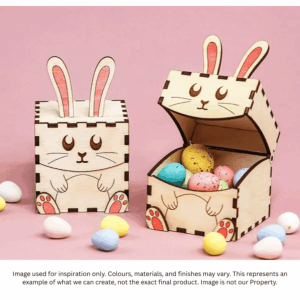 The Hinged Easter Treasure Box - Square